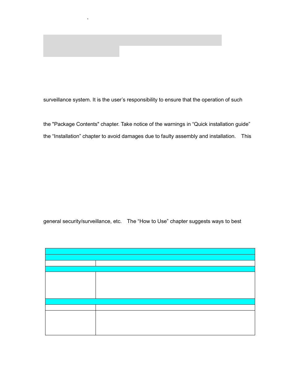 Overview | LevelOne FCS-3101 User Manual | Page 3 / 54
