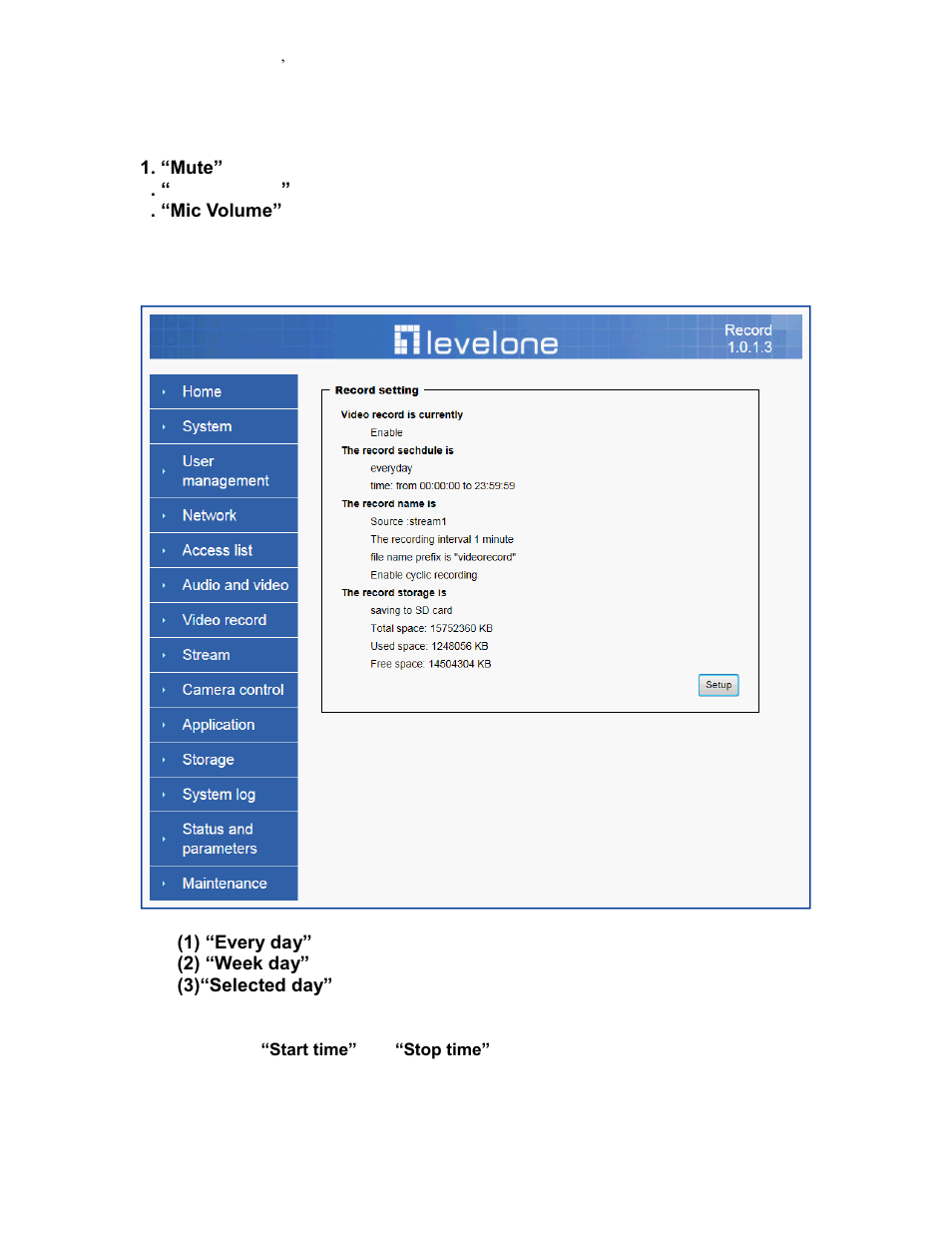 Video record | LevelOne FCS-4101 User Manual | Page 35 / 56