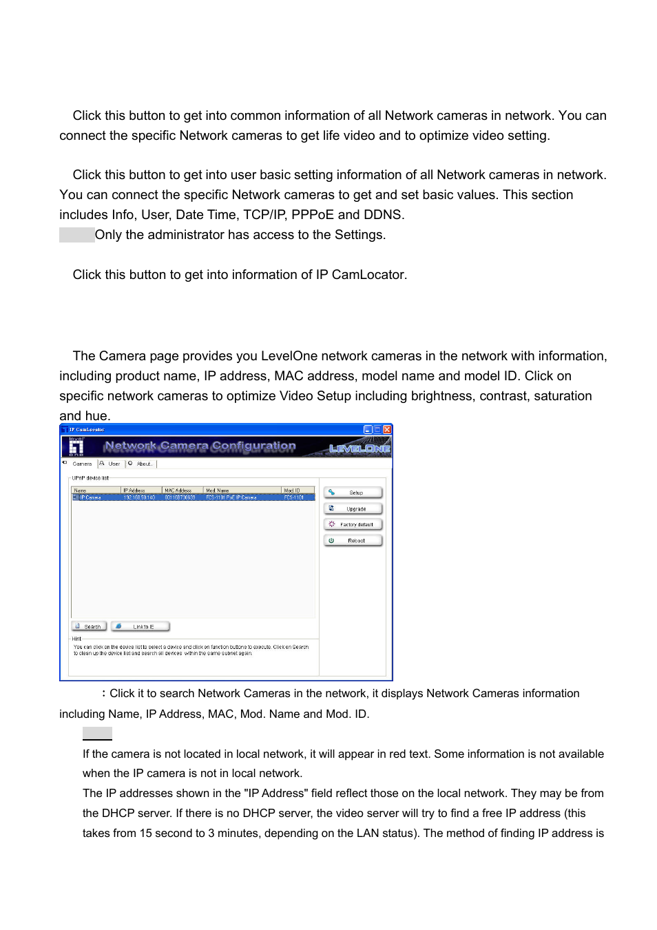 LevelOne FCS-4300 User Manual | Page 19 / 94