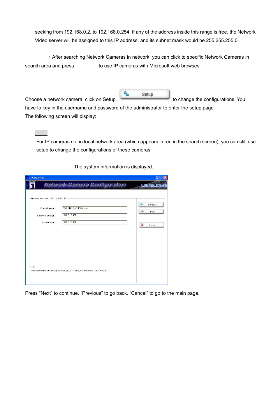 LevelOne FCS-4300 User Manual | Page 20 / 94