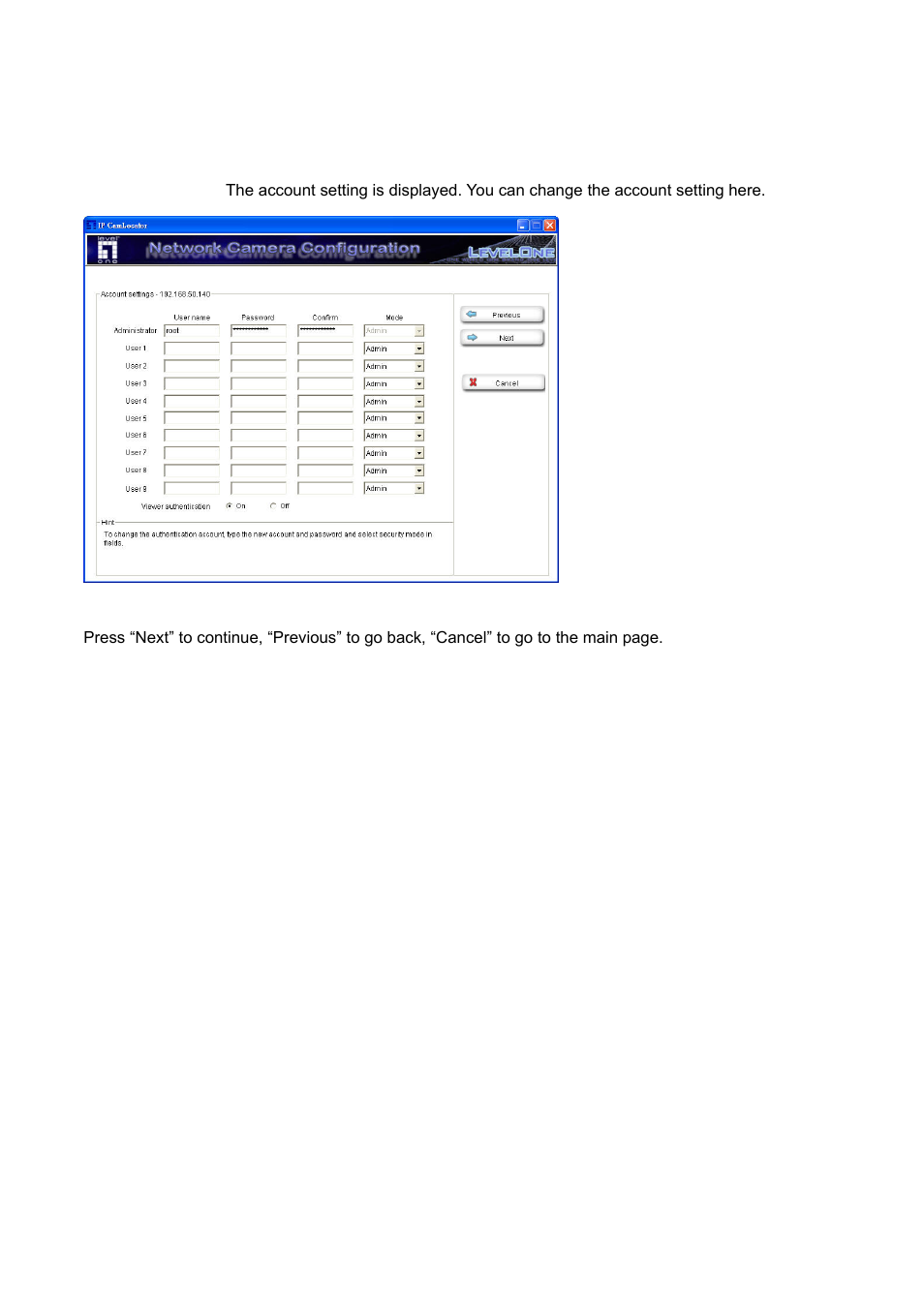 LevelOne FCS-4300 User Manual | Page 21 / 94