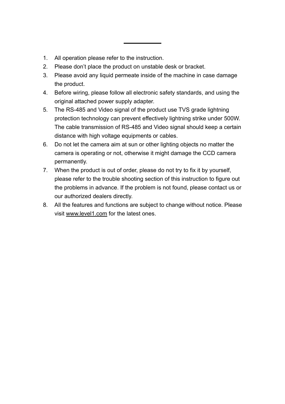 LevelOne FCS-4300 User Manual | Page 3 / 94