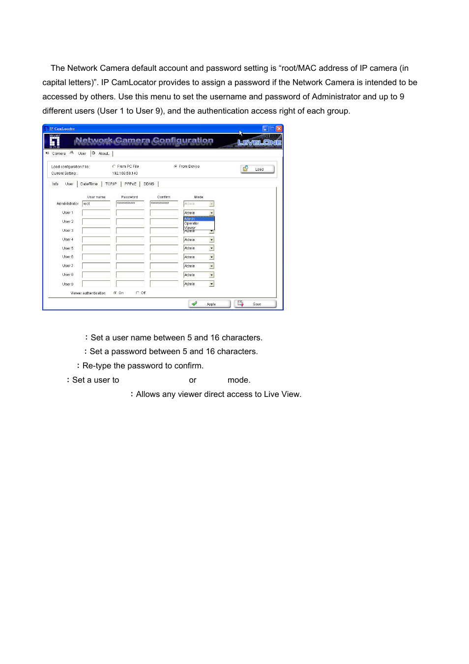 LevelOne FCS-4300 User Manual | Page 34 / 94