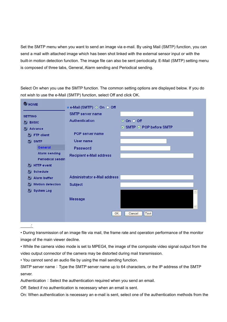 Smtp | LevelOne FCS-4300 User Manual | Page 73 / 94