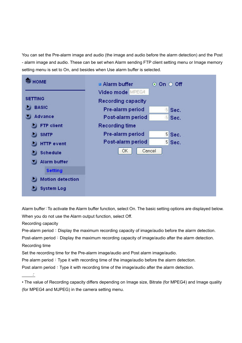 Alarm buffer | LevelOne FCS-4300 User Manual | Page 82 / 94