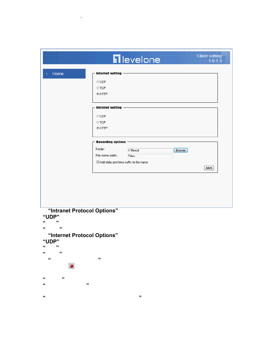 Client setting | LevelOne FCS-5042 User Manual | Page 21 / 56