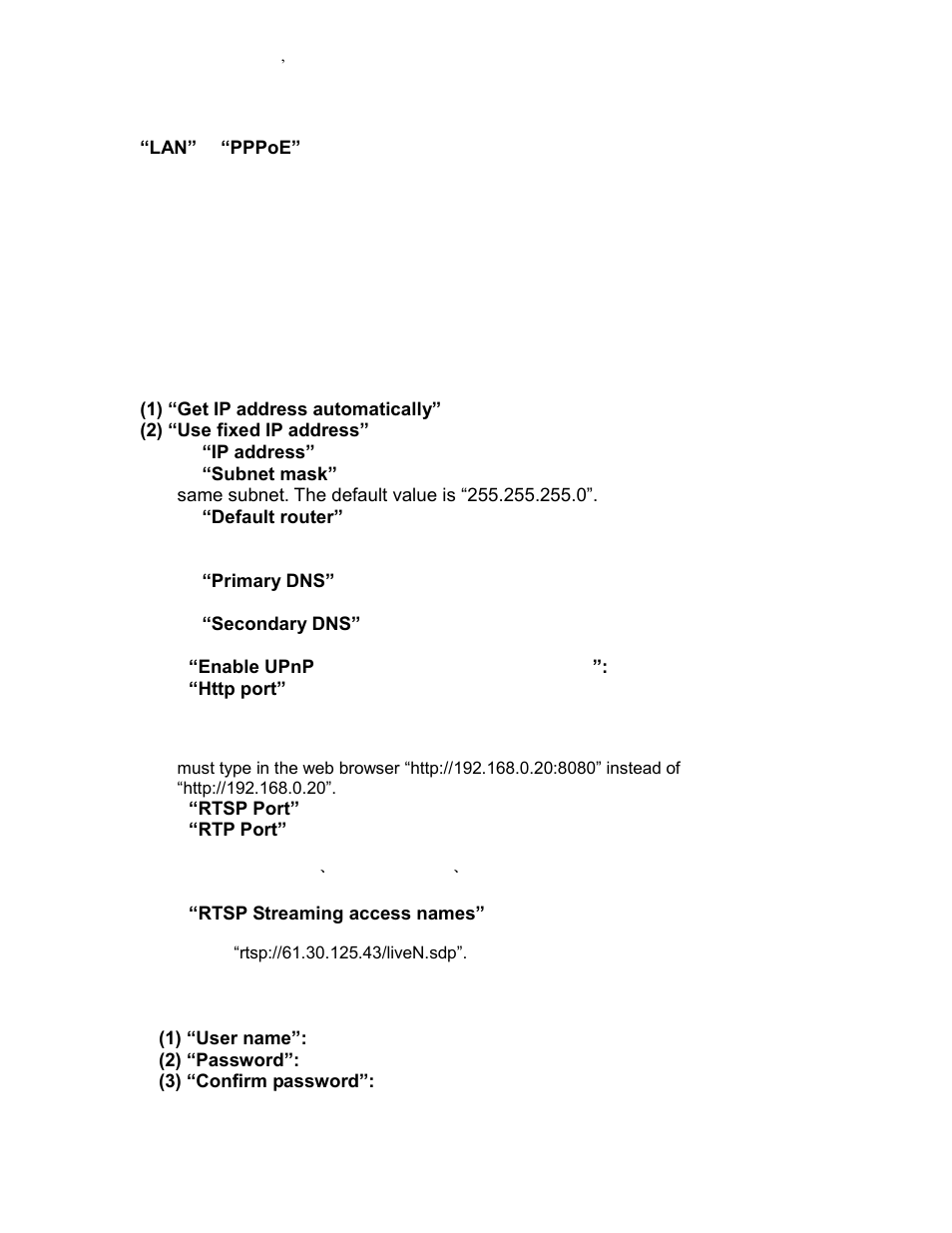 Network setting | LevelOne FCS-5042 User Manual | Page 27 / 56