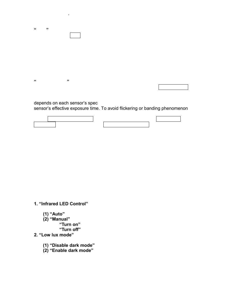 Noise reduction, Wide dynamic range, Infrared led setting | LevelOne FCS-5042 User Manual | Page 35 / 56