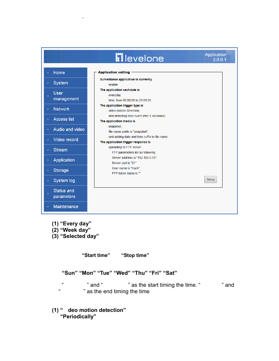 Application | LevelOne FCS-5042 User Manual | Page 40 / 56