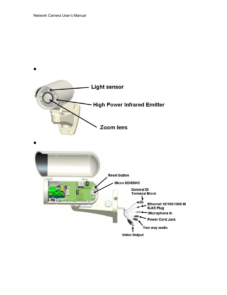 Connections, Hardware description | LevelOne FCS-5042 User Manual | Page 5 / 56