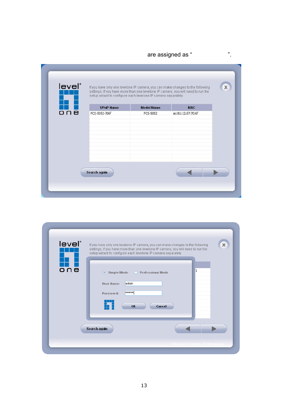 LevelOne FCS-5052 User Manual | Page 17 / 63