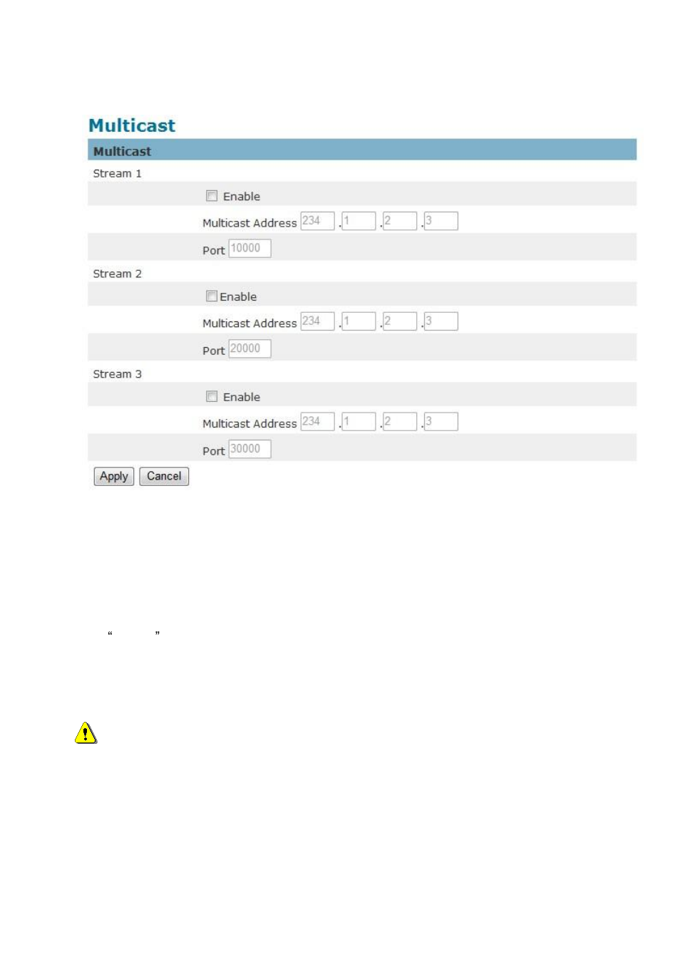 Multicast | LevelOne FCS-5052 User Manual | Page 39 / 63