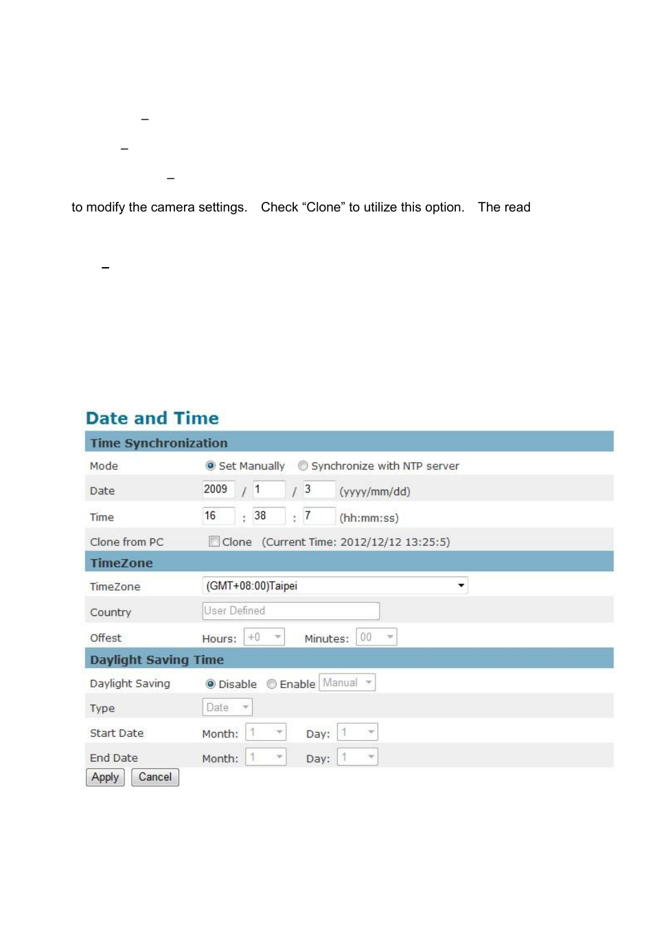 Date and time | LevelOne FCS-5052 User Manual | Page 61 / 63