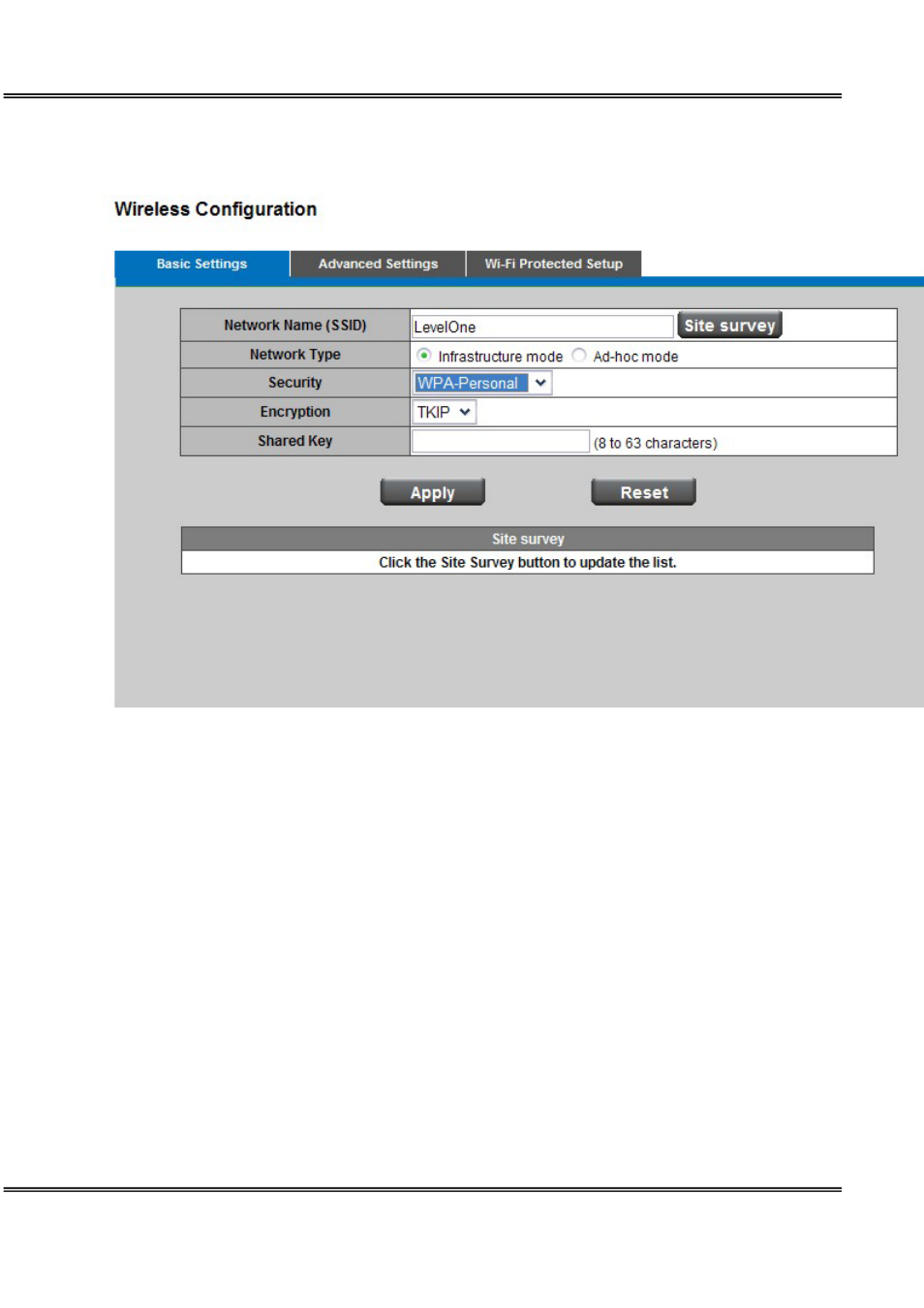 Wpa-personal | LevelOne WCS-0030 User Manual | Page 39 / 56