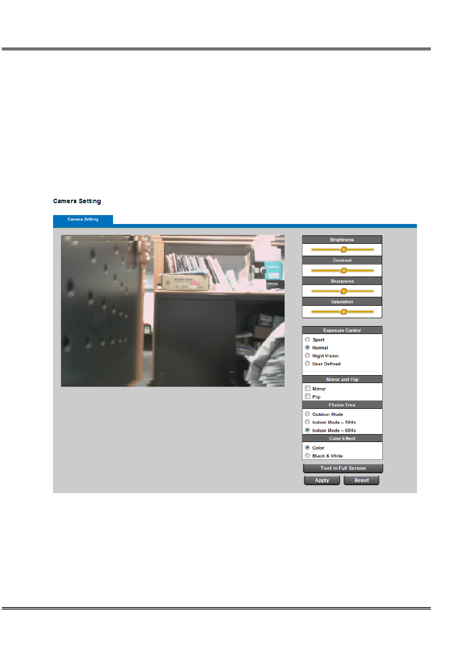 Configuration, Camera/video/audio, Camera | LevelOne WCS-0050 User Manual | Page 26 / 56