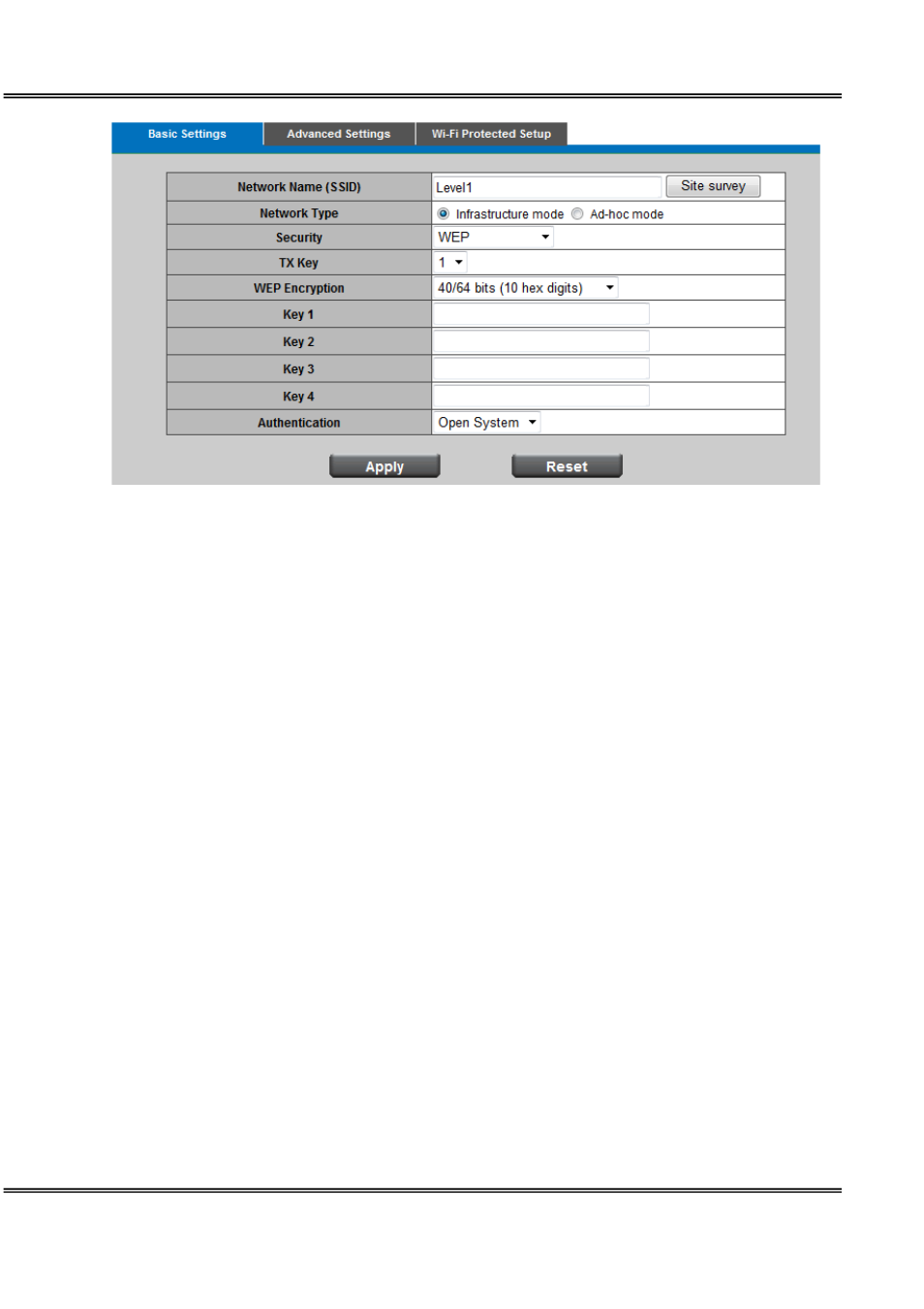 Site survey | LevelOne WCS-0050 User Manual | Page 39 / 56