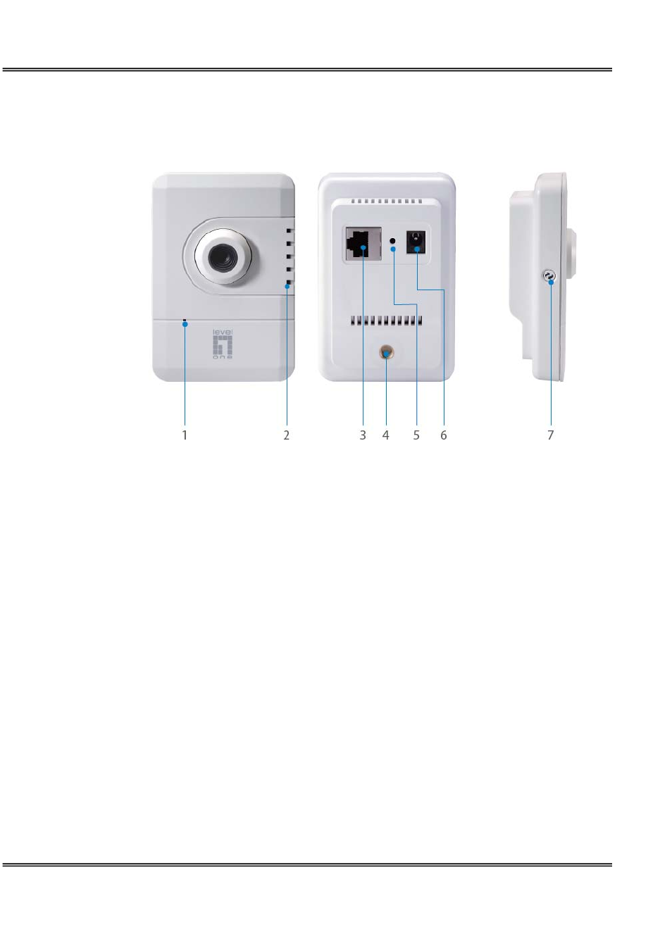 Device appearance description | LevelOne WCS-0050 User Manual | Page 8 / 56