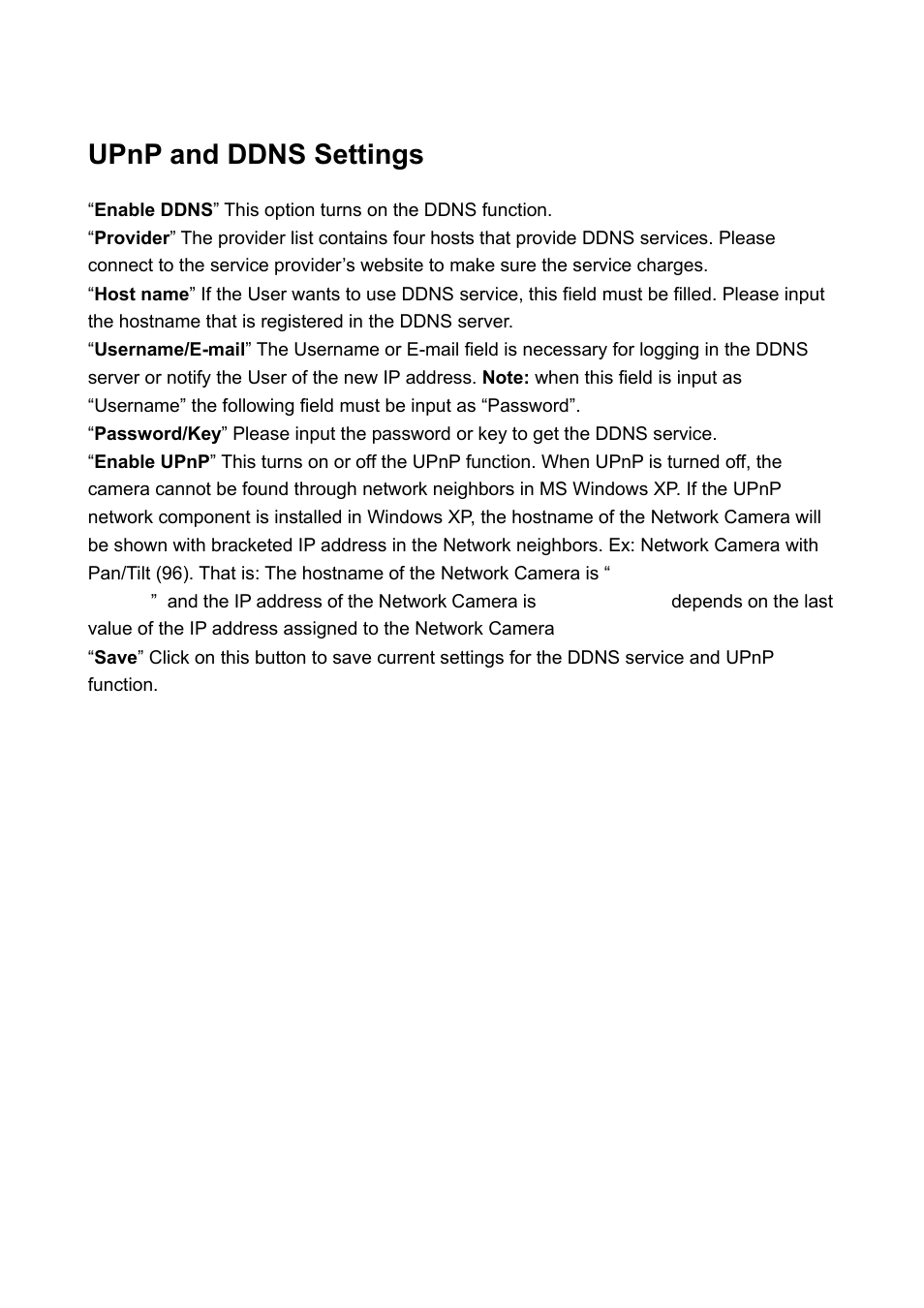 Upnp and ddns settings | LevelOne WCS-2010 User Manual | Page 51 / 68