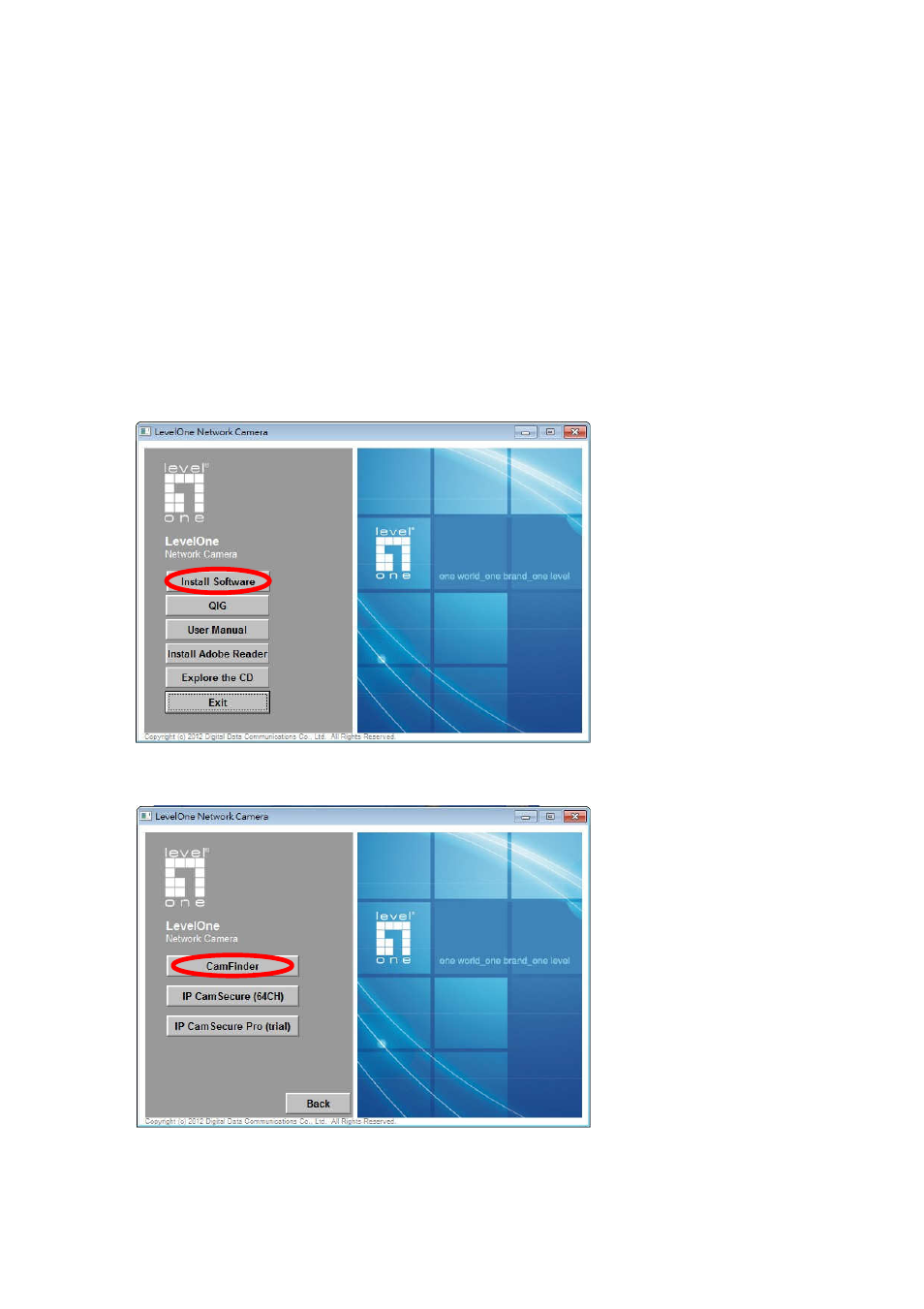 Connect to the network camera | LevelOne WCS-6050 User Manual | Page 10 / 54