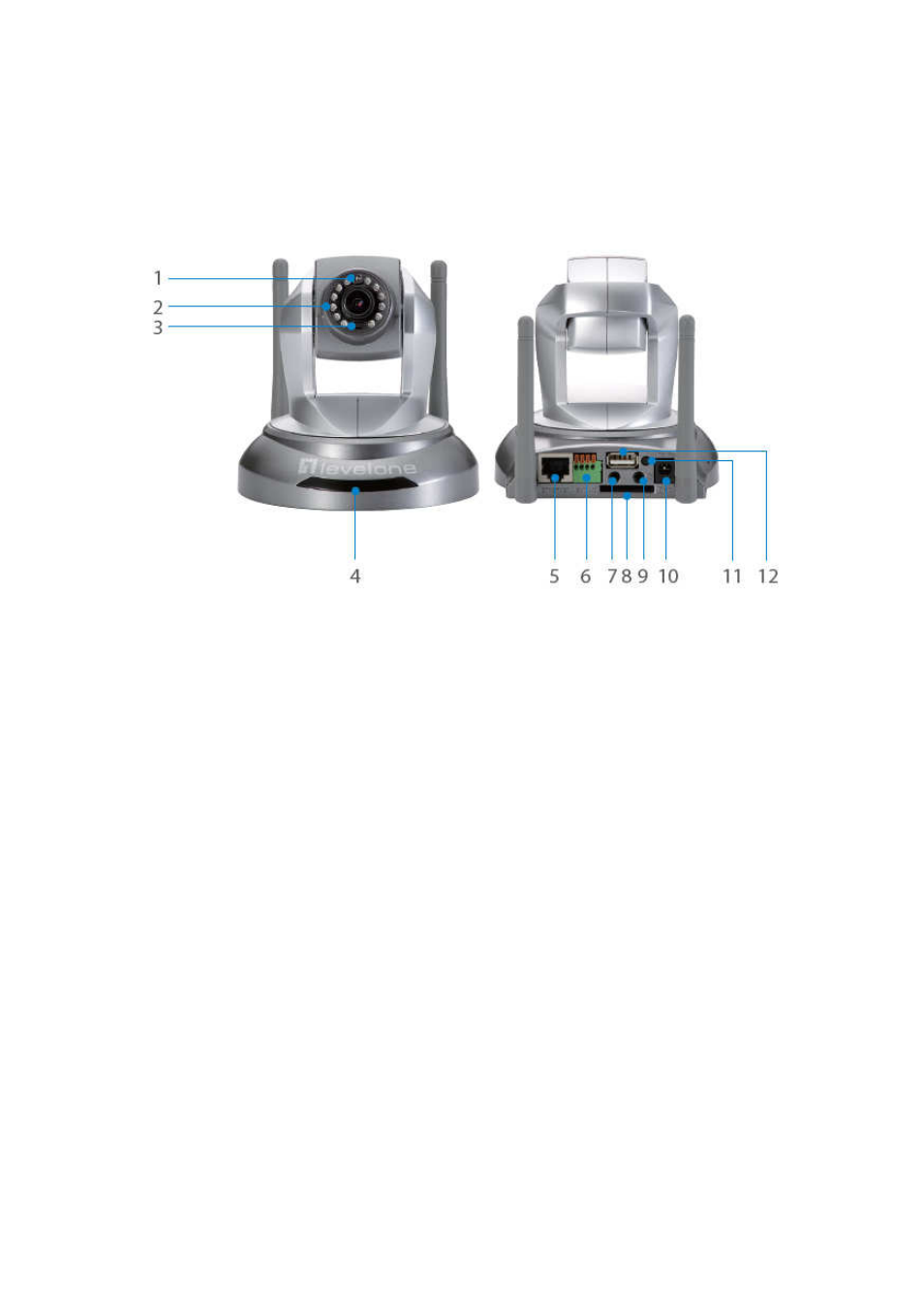 Hardware description | LevelOne WCS-6050 User Manual | Page 5 / 54