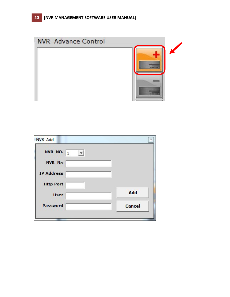 Add nvr manually with setup wizard | LevelOne NVR-0216 User Manual | Page 20 / 86