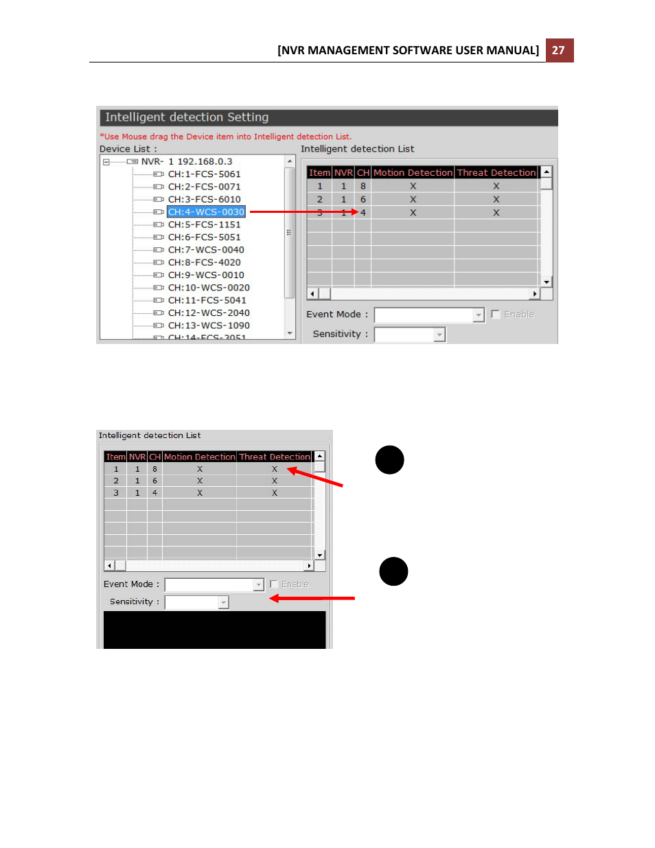 Intelligent detection functions | LevelOne NVR-0216 User Manual | Page 27 / 86