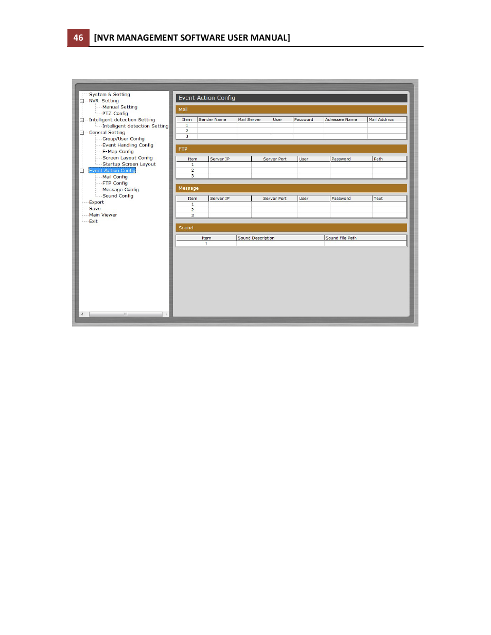 Event servers | LevelOne NVR-0216 User Manual | Page 46 / 86