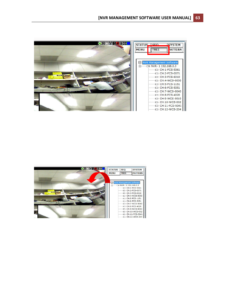 Camera tree list | LevelOne NVR-0216 User Manual | Page 63 / 86