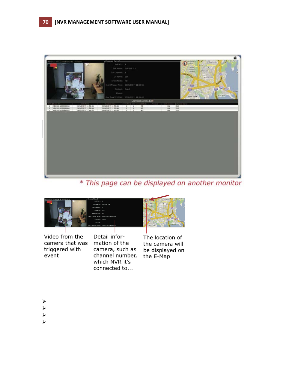 Event monitor | LevelOne NVR-0216 User Manual | Page 70 / 86