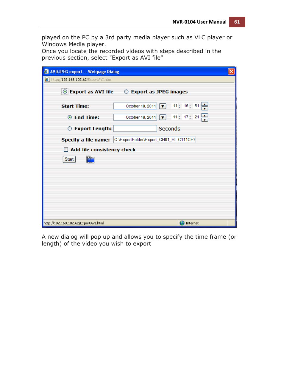 LevelOne NVR-0104 User Manual | Page 61 / 157