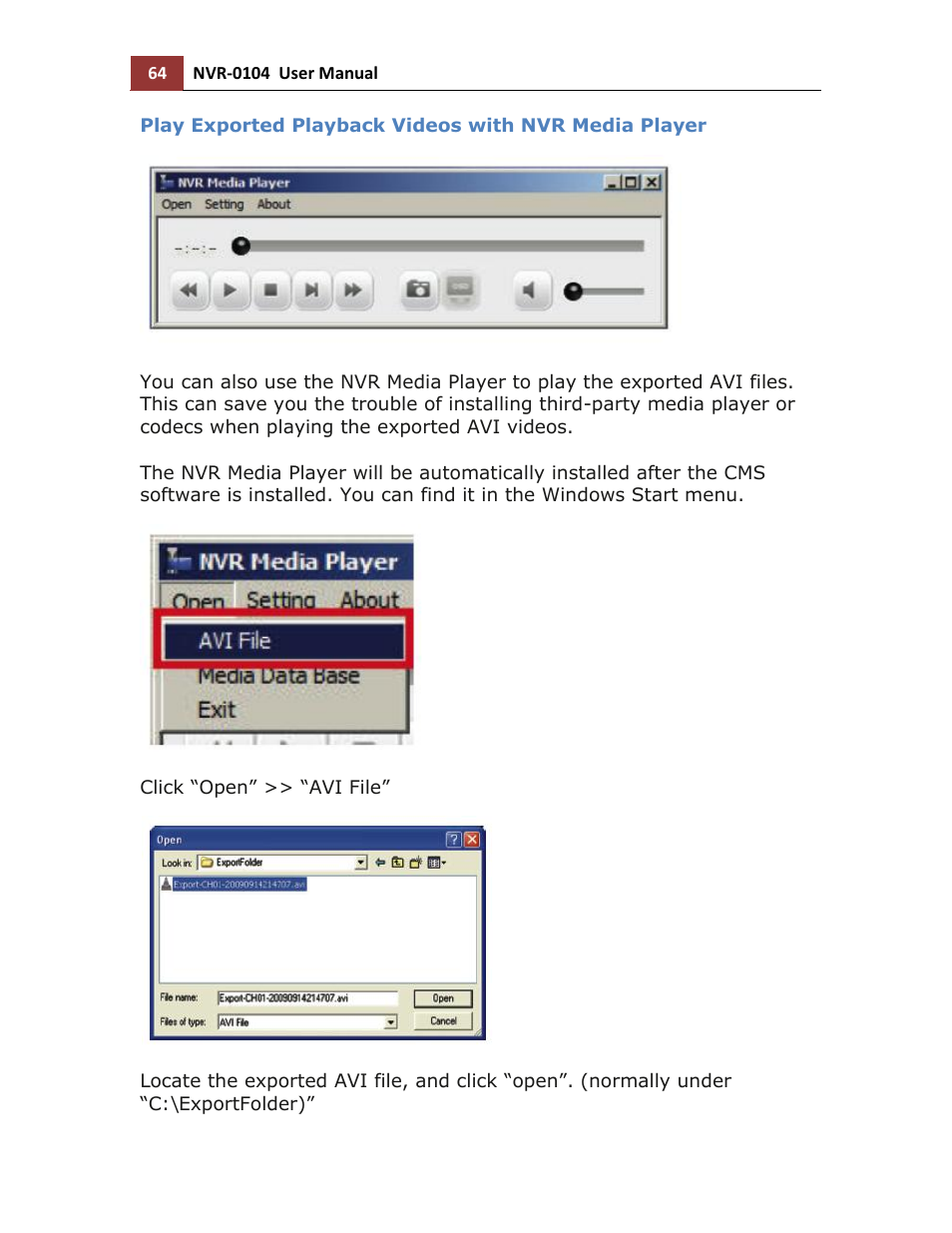 LevelOne NVR-0104 User Manual | Page 64 / 157
