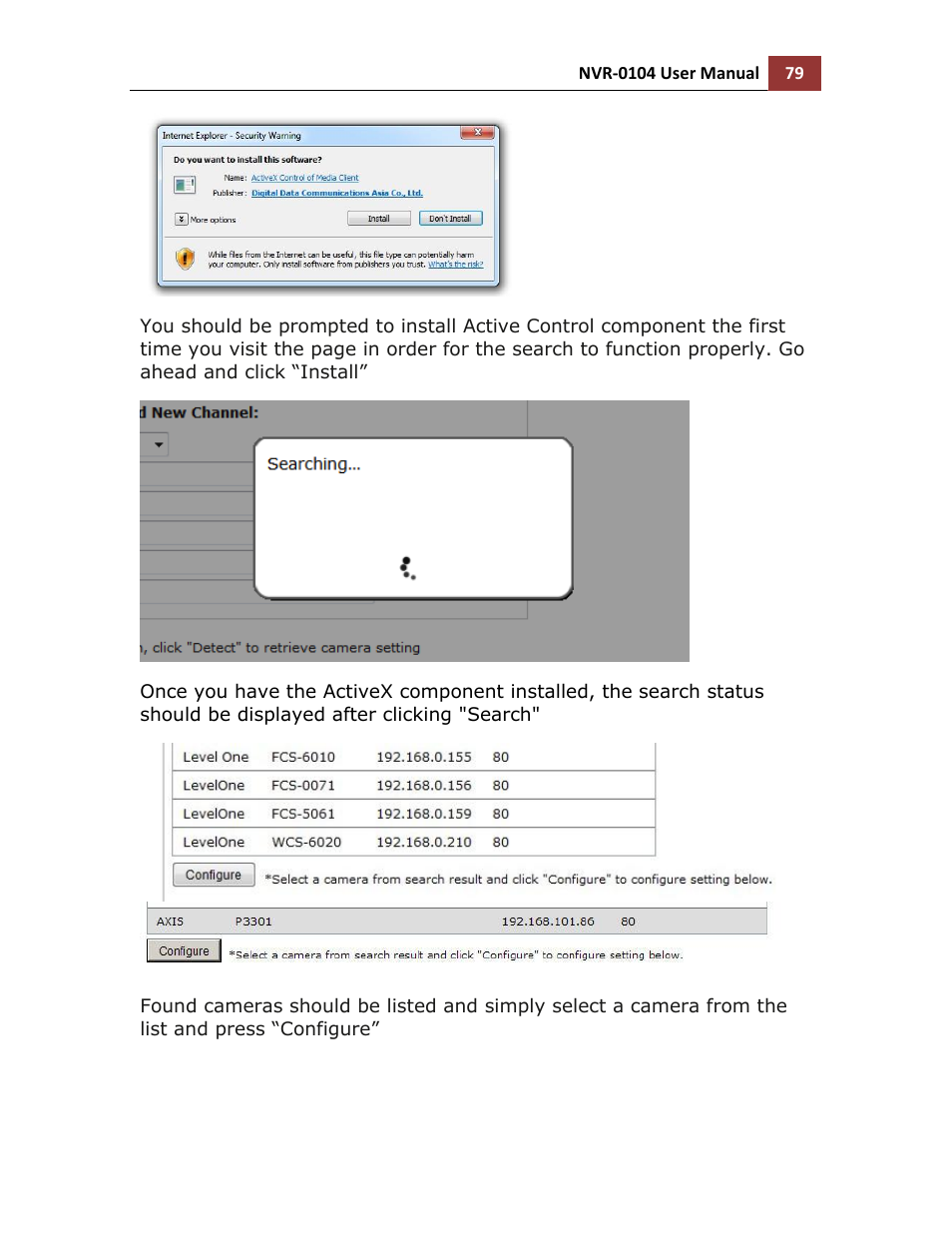 LevelOne NVR-0104 User Manual | Page 79 / 157