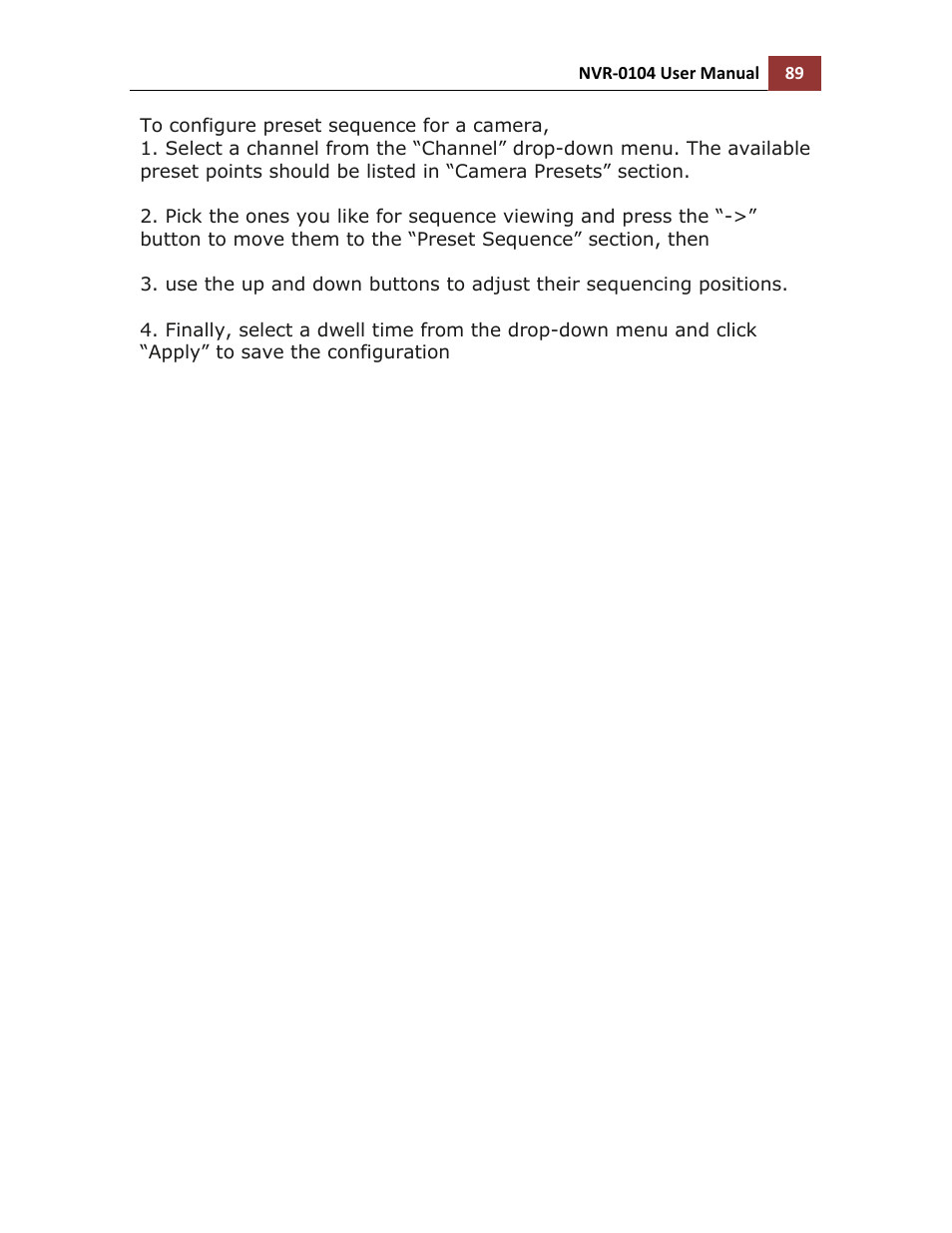 LevelOne NVR-0104 User Manual | Page 89 / 157