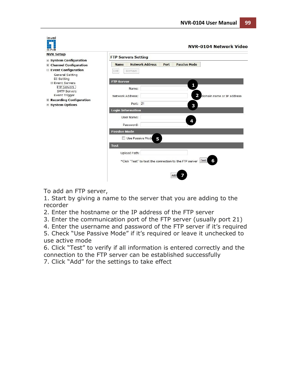 LevelOne NVR-0104 User Manual | Page 99 / 157