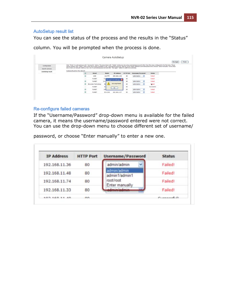 LevelOne NVR-0216 User Manual | Page 115 / 116