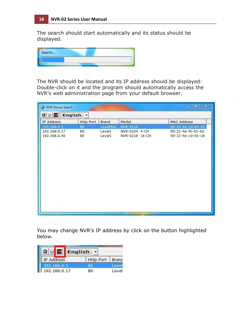 LevelOne NVR-0216 User Manual | Page 18 / 116