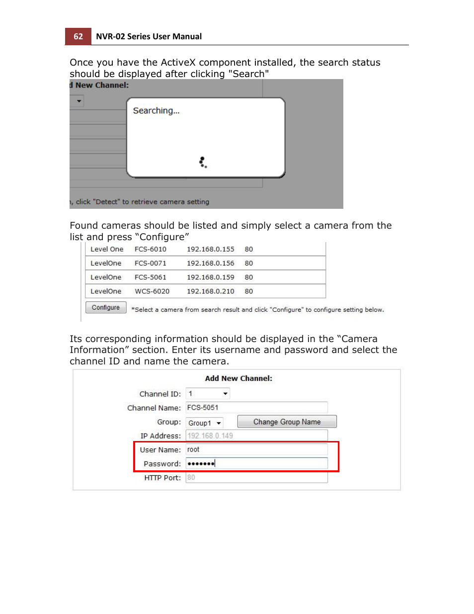 LevelOne NVR-0216 User Manual | Page 62 / 116