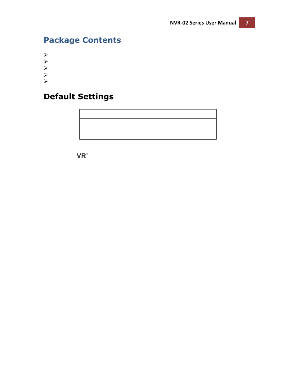 Package contents | LevelOne NVR-0216 User Manual | Page 7 / 116