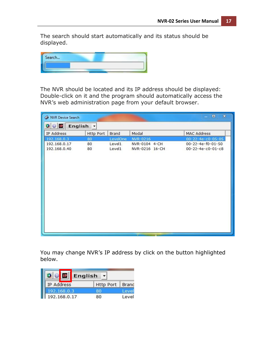 LevelOne NVR-0216 User Manual | Page 17 / 101