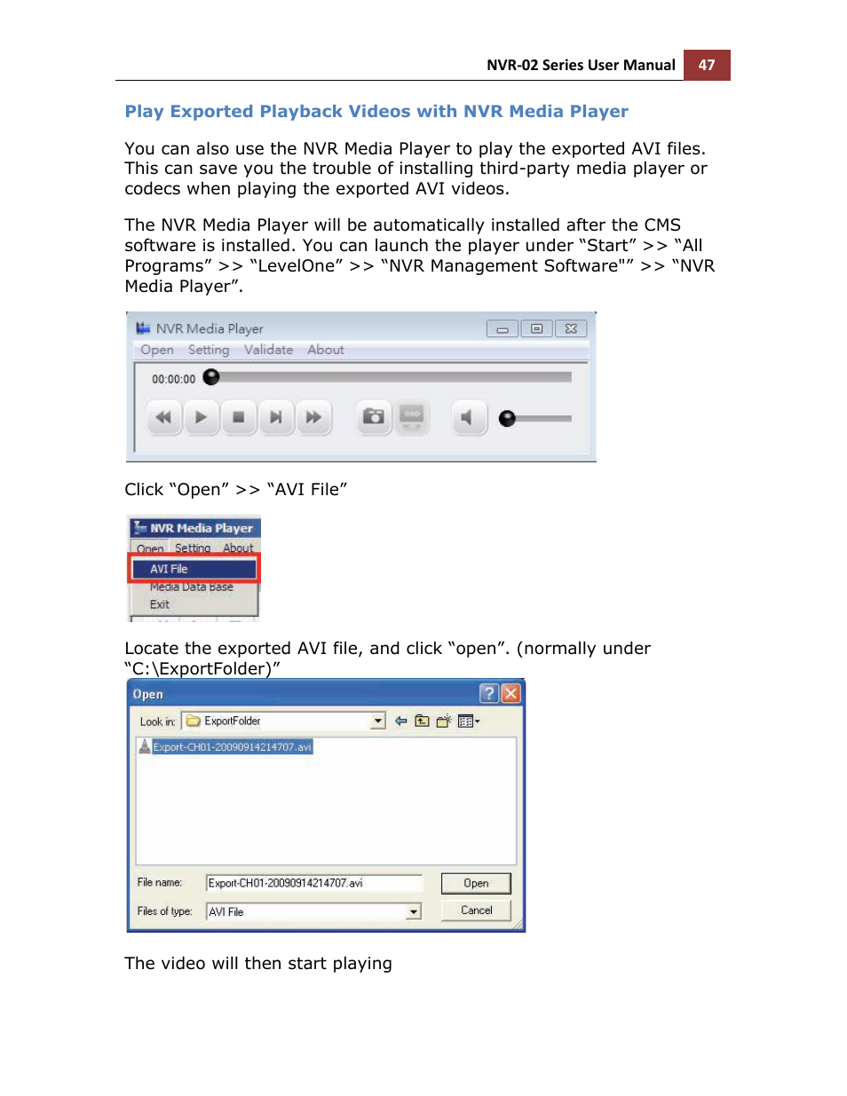 LevelOne NVR-0216 User Manual | Page 47 / 101