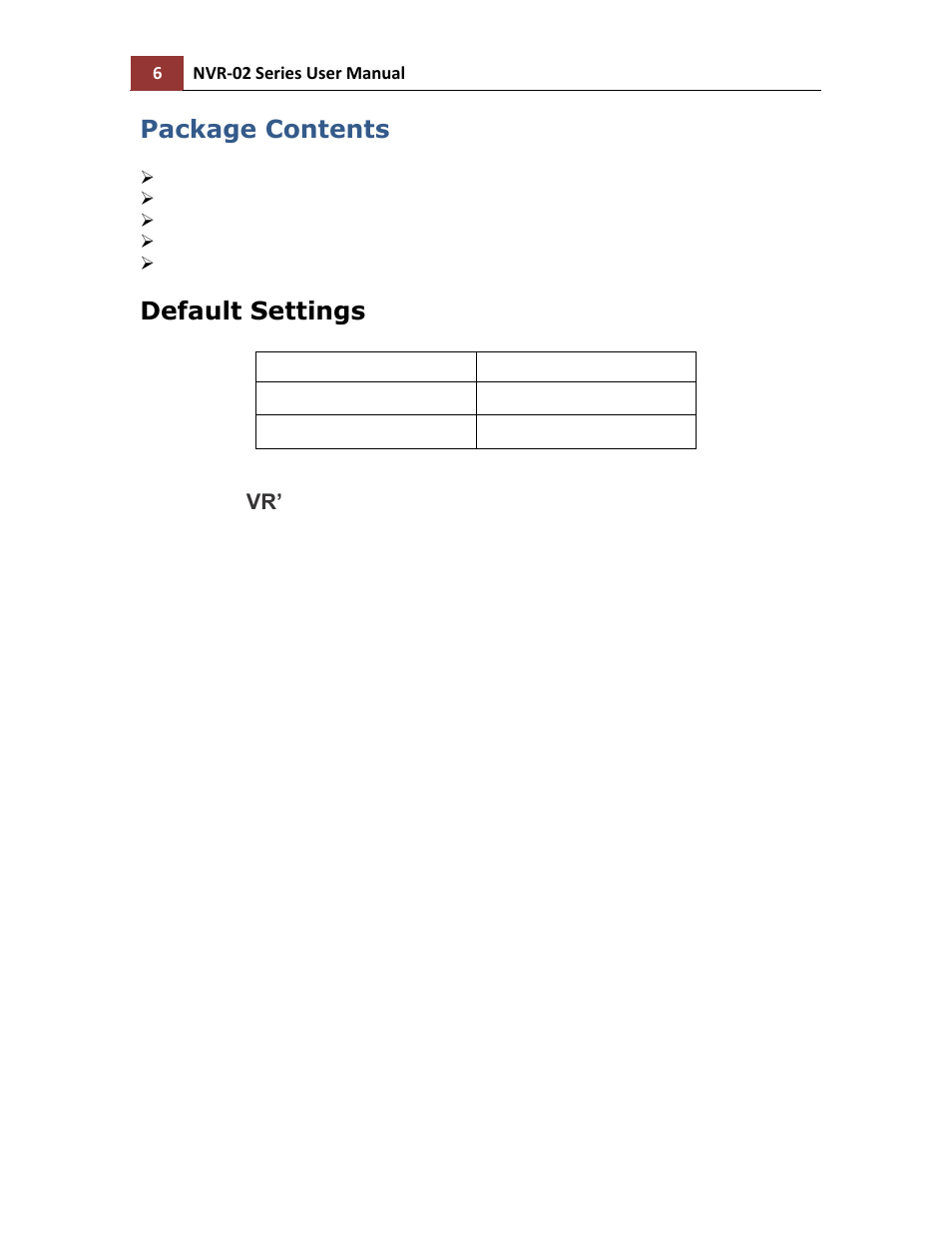 Package contents | LevelOne NVR-0216 User Manual | Page 6 / 101