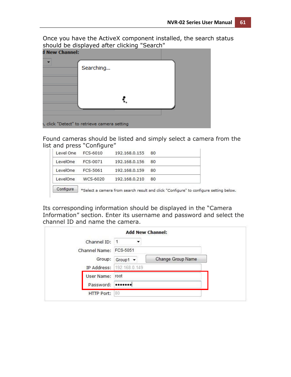 LevelOne NVR-0216 User Manual | Page 61 / 101