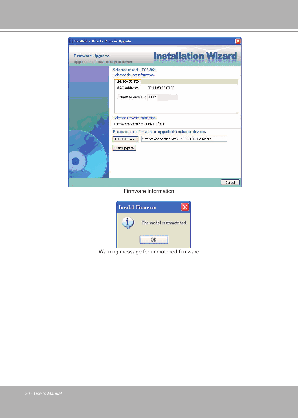 LevelOne FCS-7111 User Manual | Page 20 / 143