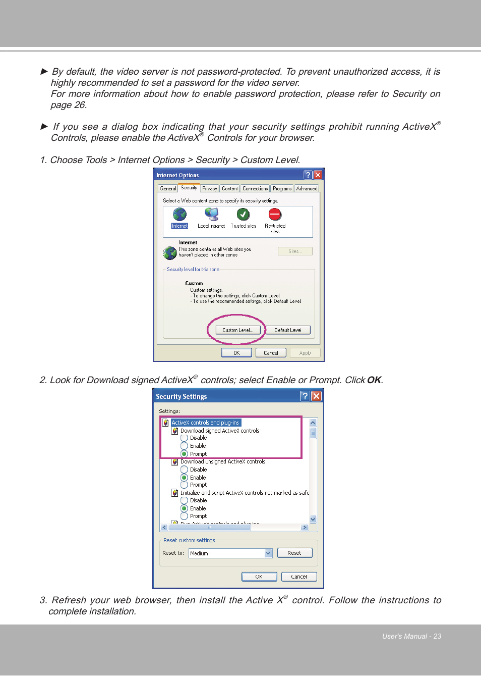 LevelOne FCS-7111 User Manual | Page 23 / 143