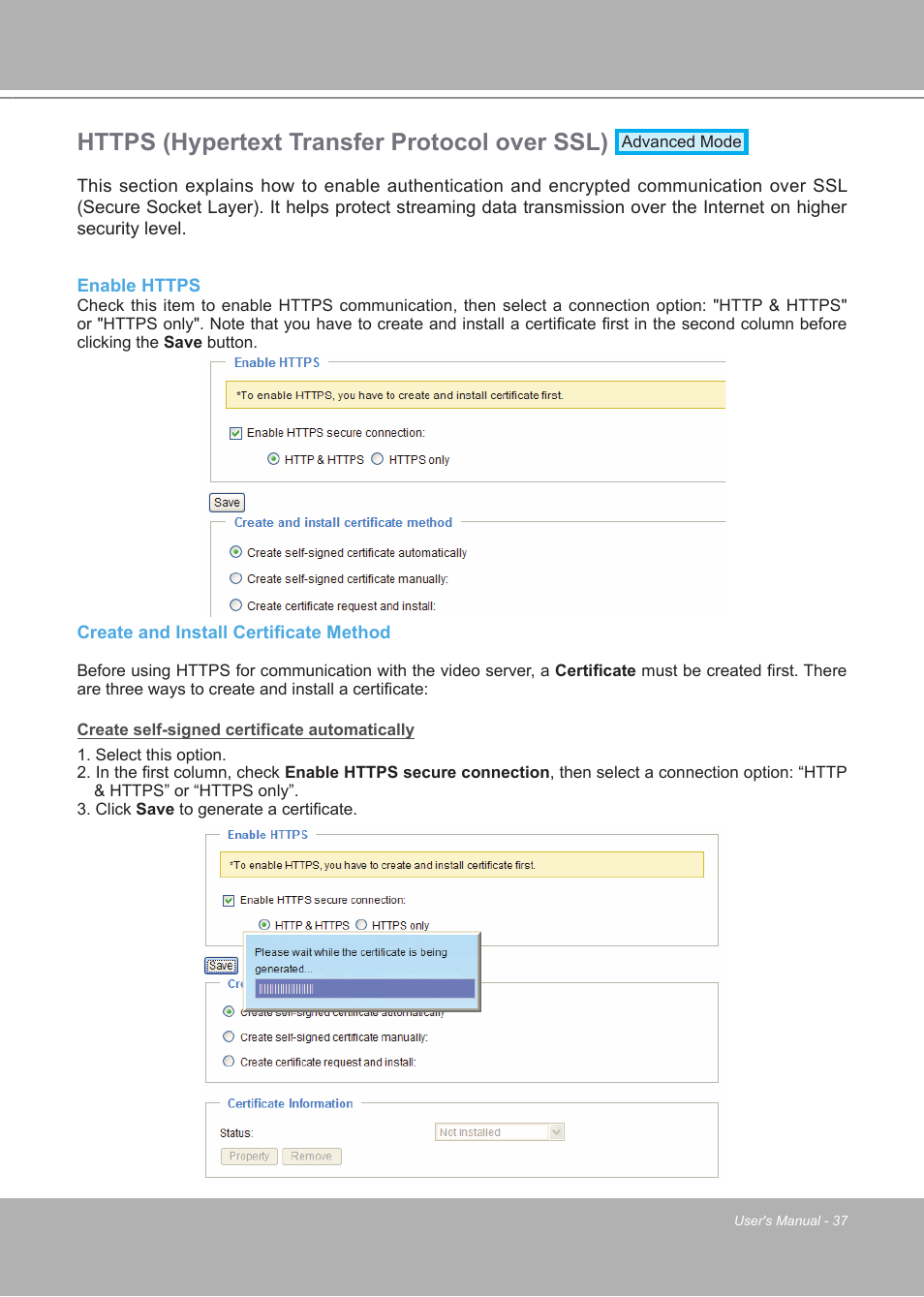 LevelOne FCS-7111 User Manual | Page 37 / 143
