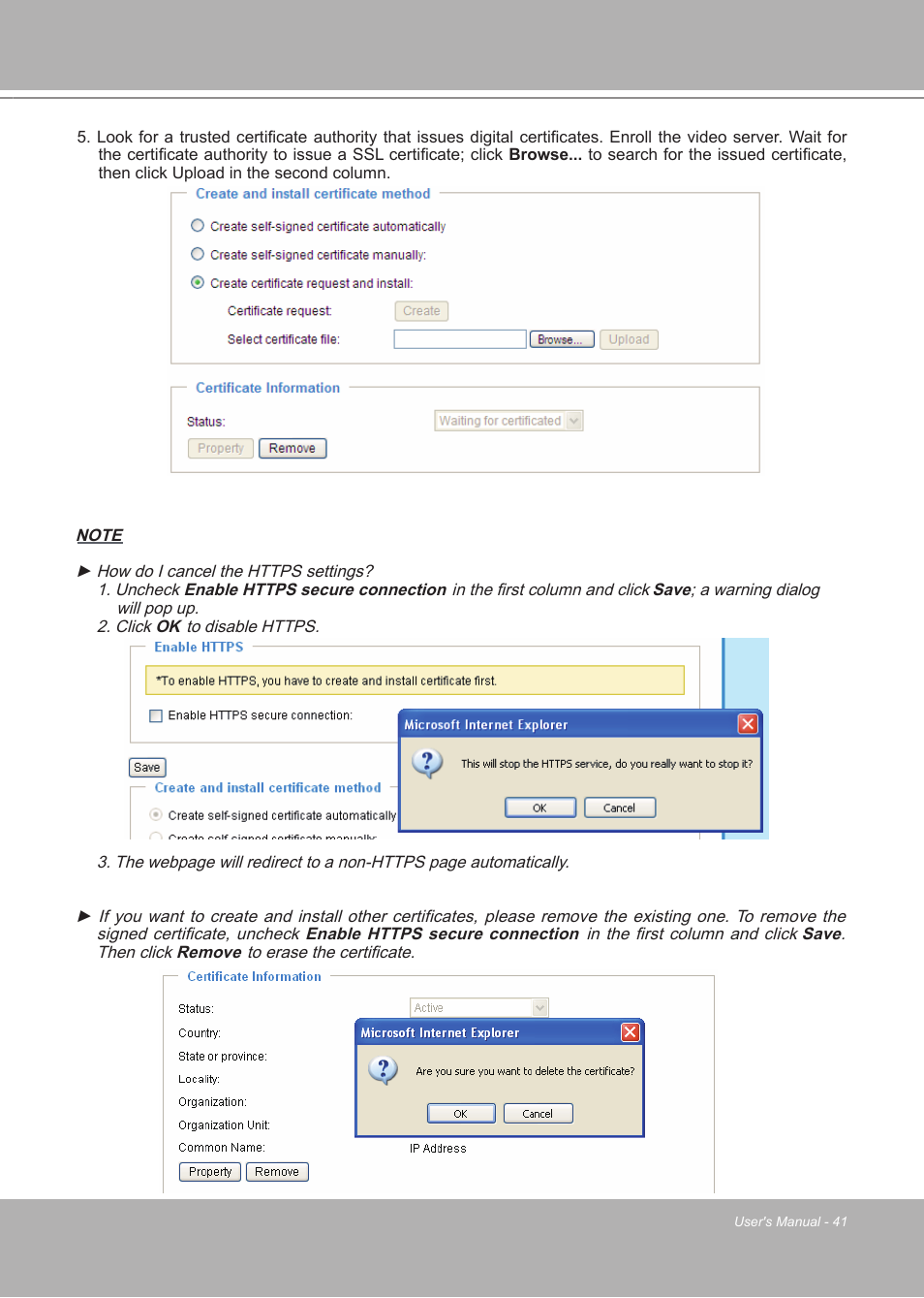 LevelOne FCS-7111 User Manual | Page 41 / 143
