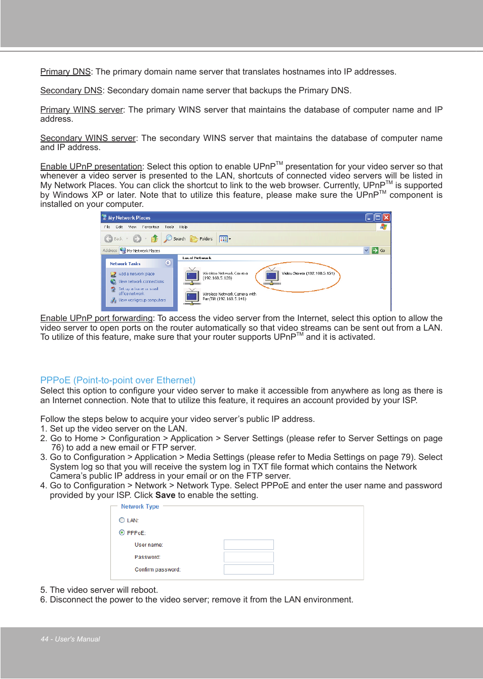 LevelOne FCS-7111 User Manual | Page 44 / 143