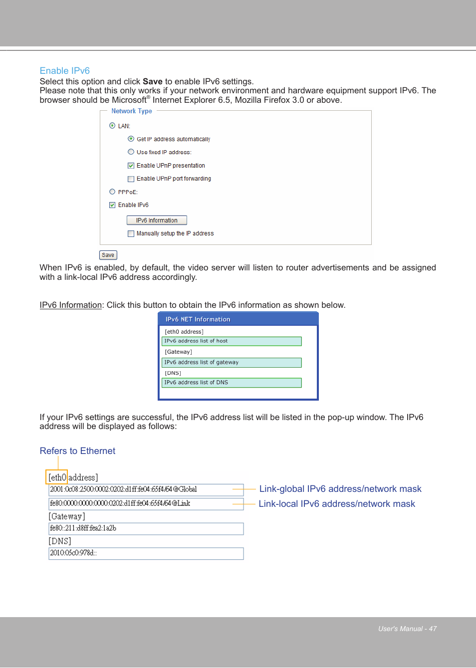 LevelOne FCS-7111 User Manual | Page 47 / 143