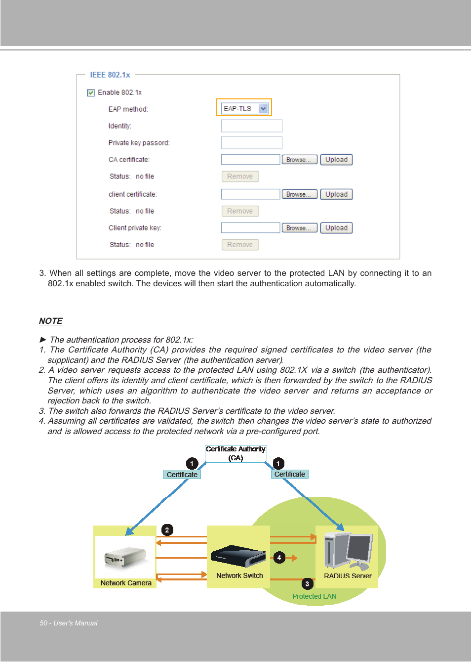 LevelOne FCS-7111 User Manual | Page 50 / 143