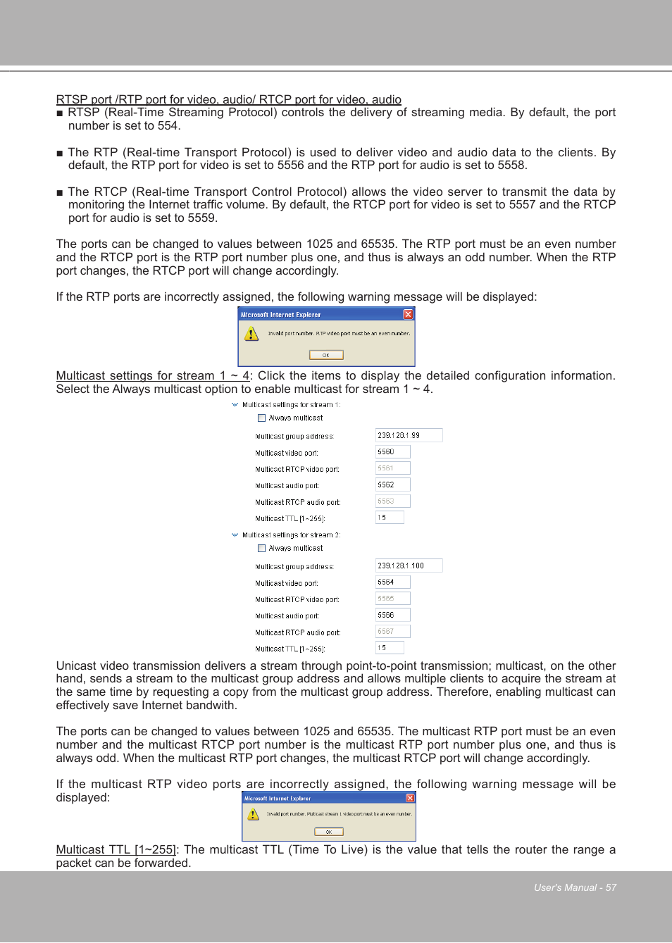 LevelOne FCS-7111 User Manual | Page 57 / 143